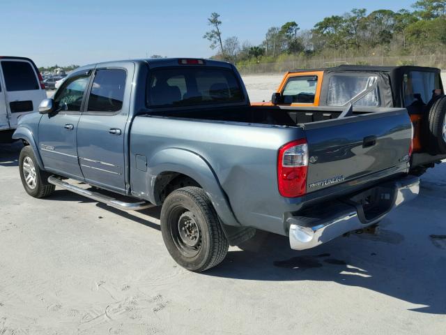 5TBET34136S520399 - 2006 TOYOTA TUNDRA DOU GREEN photo 3