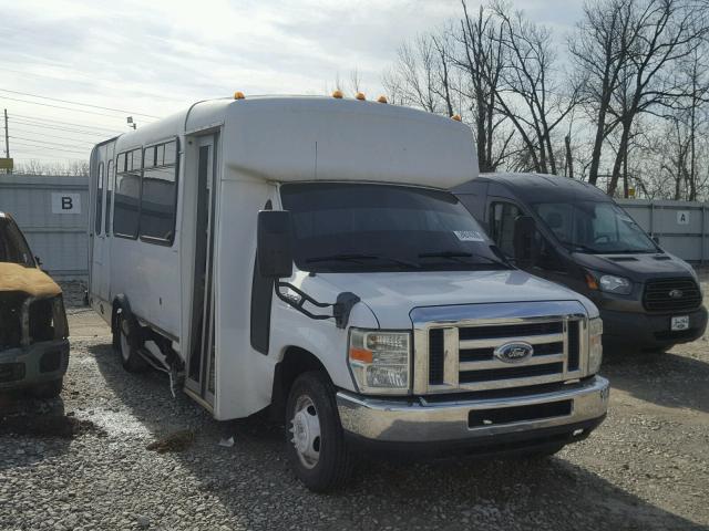 1FDEE35P79DA13828 - 2009 FORD ECONOLINE WHITE photo 1