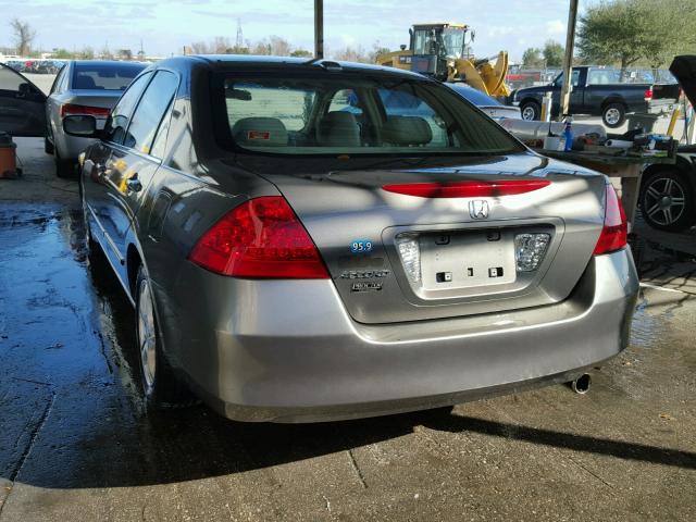 1HGCM56846A173682 - 2006 HONDA ACCORD EX GRAY photo 3