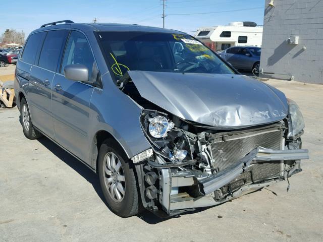 5FNRL3H67AB087343 - 2010 HONDA ODYSSEY EX GRAY photo 1