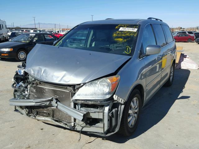 5FNRL3H67AB087343 - 2010 HONDA ODYSSEY EX GRAY photo 2