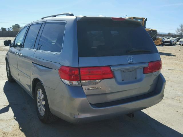 5FNRL3H67AB087343 - 2010 HONDA ODYSSEY EX GRAY photo 3