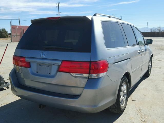 5FNRL3H67AB087343 - 2010 HONDA ODYSSEY EX GRAY photo 4