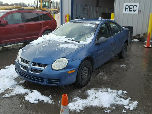 1B3ES26C13D243506 - 2003 DODGE NEON SE BLUE photo 2