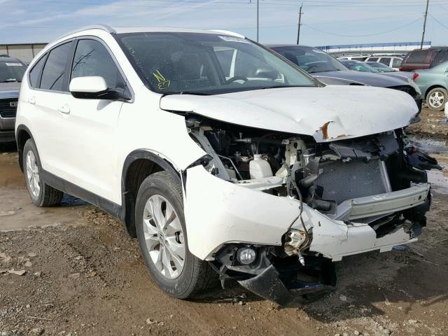 5J6RM4H79CL034665 - 2012 HONDA CR-V EXL WHITE photo 1