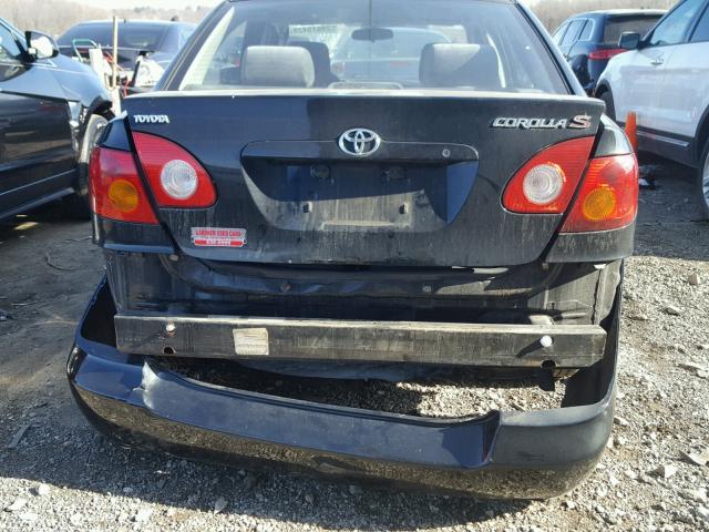 2T1BR32E34C271171 - 2004 TOYOTA COROLLA CE BLACK photo 10