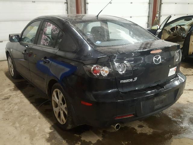 JM1BK32G691208535 - 2009 MAZDA 3 I BLACK photo 3