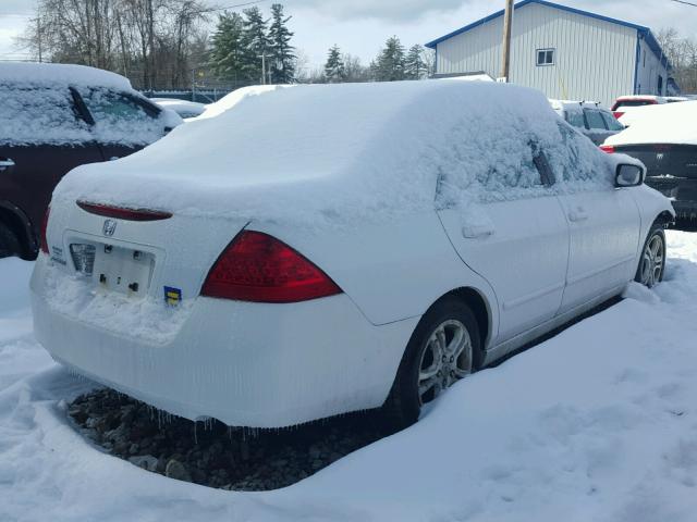 1HGCM56796A121262 - 2006 HONDA ACCORD EX WHITE photo 4