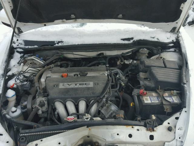 1HGCM56796A121262 - 2006 HONDA ACCORD EX WHITE photo 7