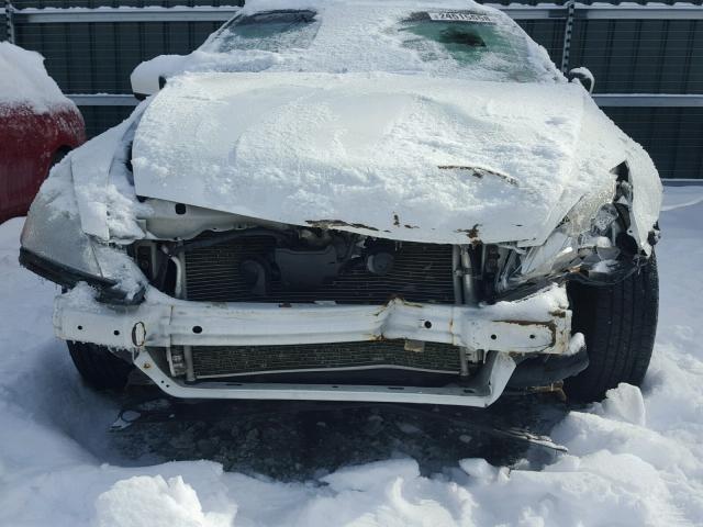 1HGCM56796A121262 - 2006 HONDA ACCORD EX WHITE photo 9