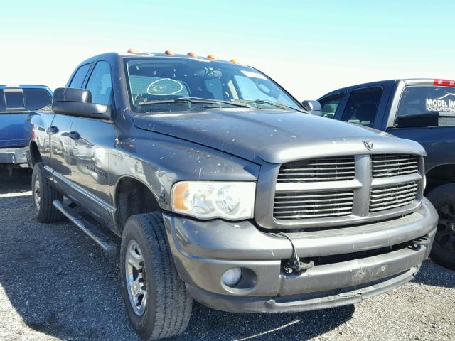 3D7KU28C84G258541 - 2004 DODGE RAM 2500 CHARCOAL photo 1