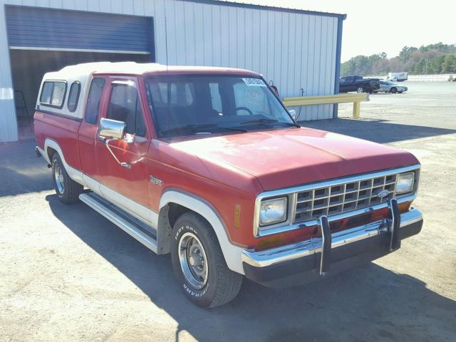 1FTCR14T2HPB46755 - 1987 FORD RANGER SUP RED photo 1