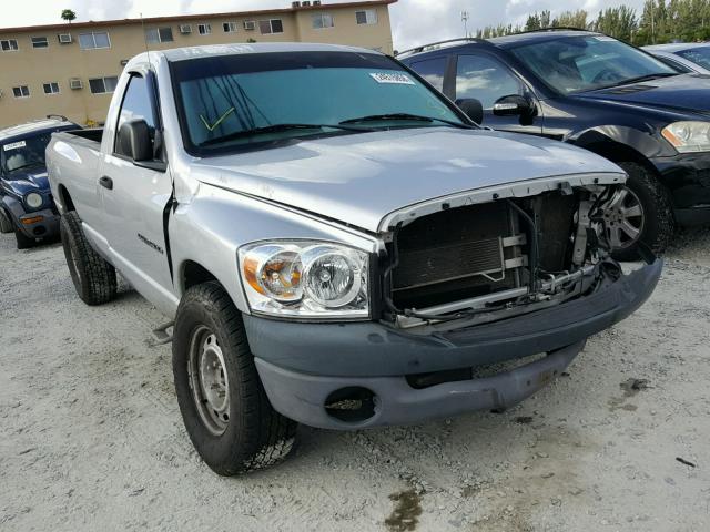 1D7HA16K07J599510 - 2007 DODGE RAM 1500 S SILVER photo 1