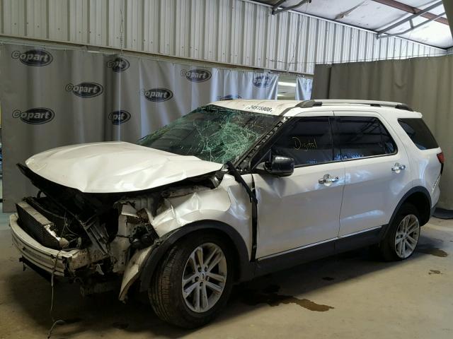 1FMHK7D9XCGA43279 - 2012 FORD EXPLORER X WHITE photo 9