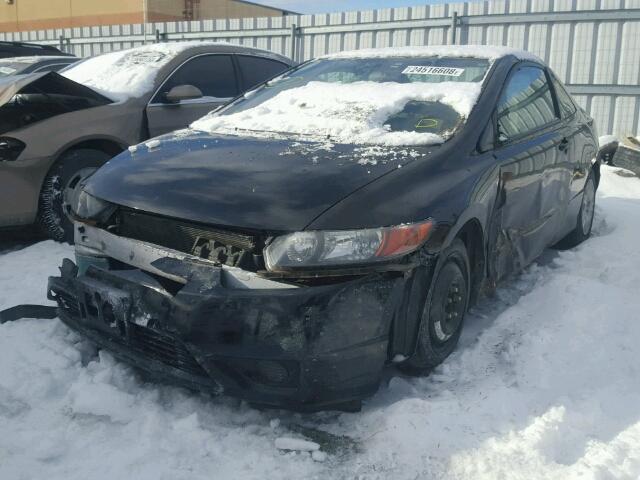 2HGFG12337H011889 - 2007 HONDA CIVIC DX-G BLACK photo 2