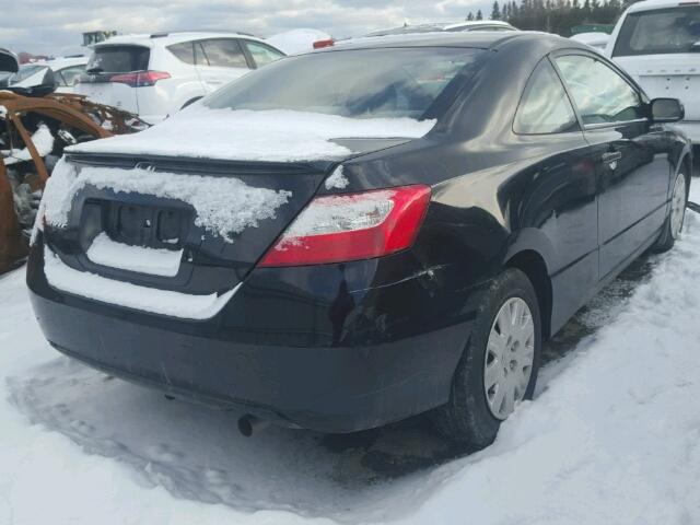 2HGFG12337H011889 - 2007 HONDA CIVIC DX-G BLACK photo 4