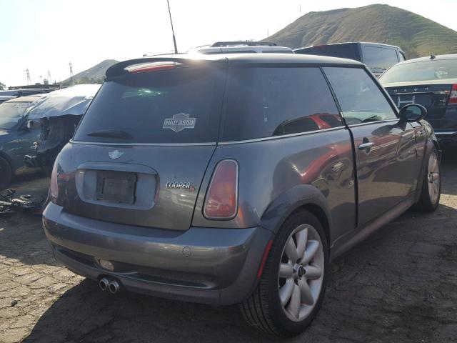 WMWRE33414TD89874 - 2004 MINI COOPER S GRAY photo 4