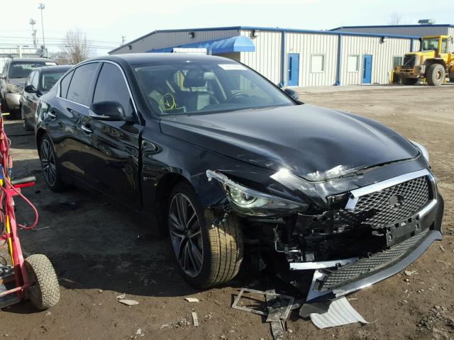 JN1BV7ARXFM402273 - 2015 INFINITI Q50 BASE BLACK photo 1