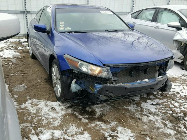 1HGCS22879A000625 - 2009 HONDA ACCORD EXL BLUE photo 1