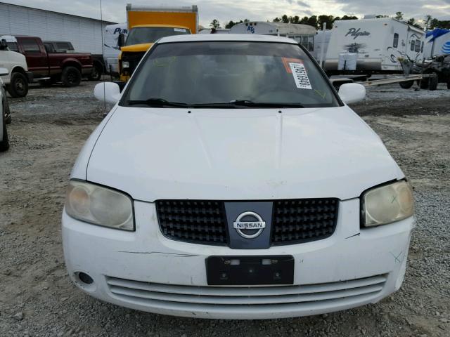 3N1CB51D76L554544 - 2006 NISSAN SENTRA 1.8 WHITE photo 9