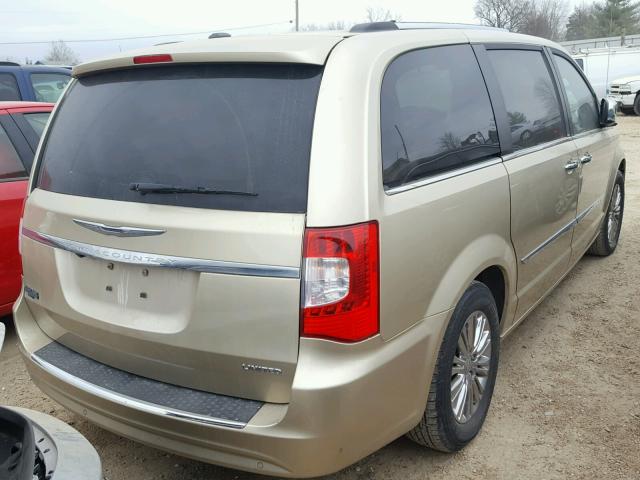 2A4RR6DG1BR637151 - 2011 CHRYSLER TOWN & COU GOLD photo 4