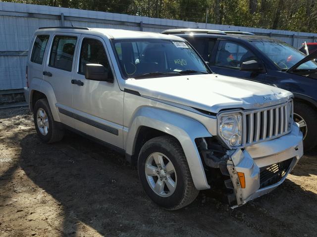 1C4PJMAKXCW142909 - 2012 JEEP LIBERTY SP SILVER photo 1