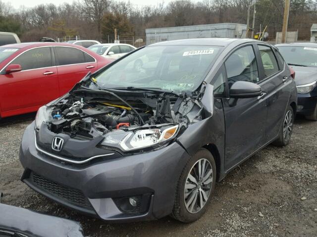 JHMGK5H70GS014016 - 2016 HONDA FIT EX GRAY photo 2