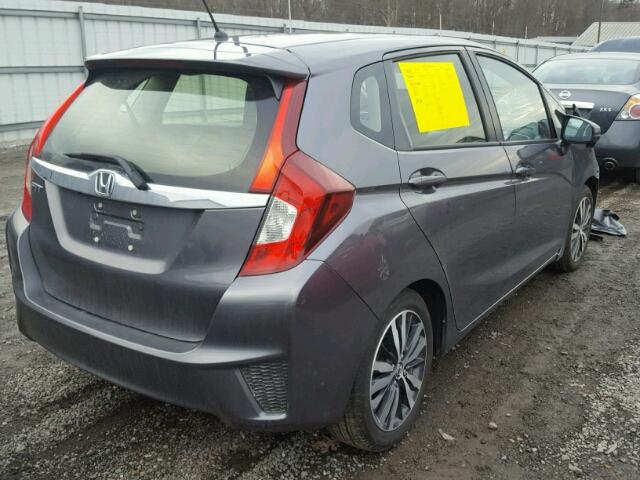 JHMGK5H70GS014016 - 2016 HONDA FIT EX GRAY photo 4