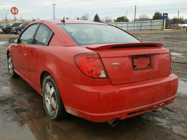 1G8AW15B06Z202239 - 2006 SATURN ION LEVEL RED photo 3