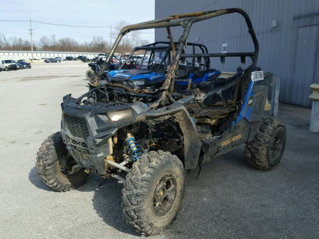 3NSVBE87XFF439908 - 2015 POLARIS RZR S 900 BLUE photo 2