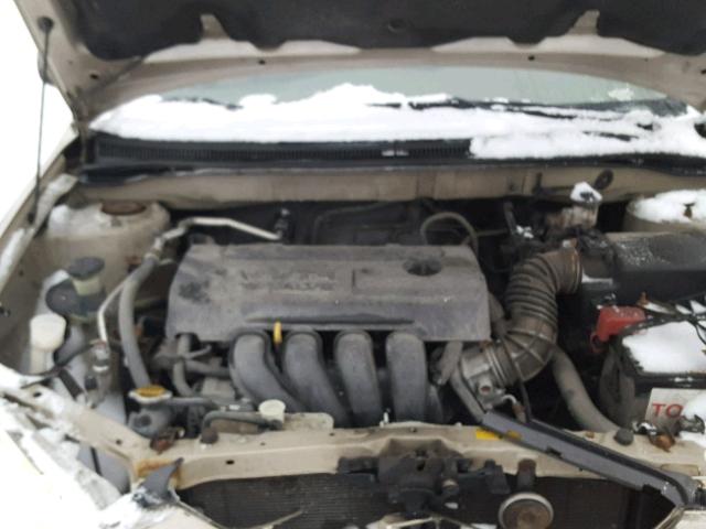 2T1BR32E65C921189 - 2005 TOYOTA COROLLA CE GOLD photo 7