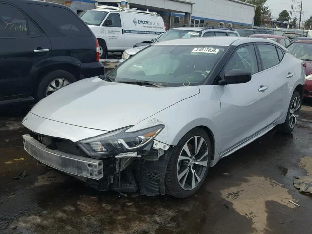 1N4AA6AP8HC374002 - 2017 NISSAN MAXIMA 3.5 SILVER photo 2