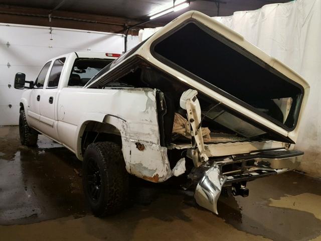 1GCHK23D26F224660 - 2006 CHEVROLET SILVERADO WHITE photo 3