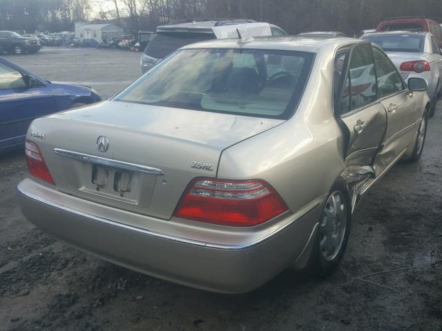 JH4KA96644C004271 - 2004 ACURA 3.5RL TAN photo 4