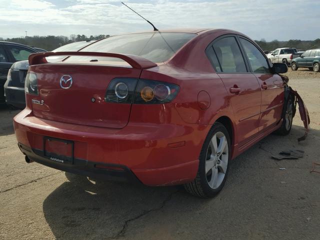 JM1BK323761515365 - 2006 MAZDA 3 S RED photo 4