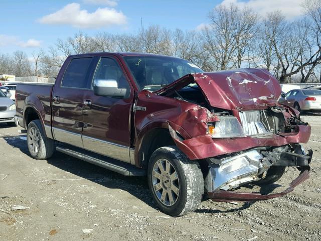 5LTPW18516FJ08469 - 2006 LINCOLN MARK LT BURGUNDY photo 1