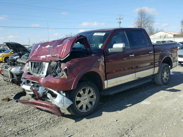 5LTPW18516FJ08469 - 2006 LINCOLN MARK LT BURGUNDY photo 2