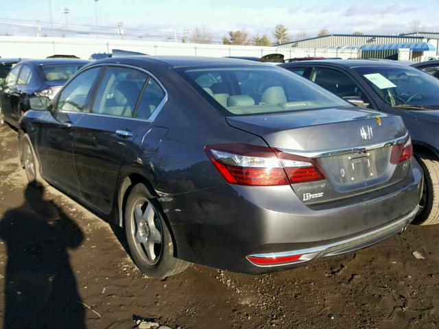 1HGCR2F39HA204206 - 2017 HONDA ACCORD LX CHARCOAL photo 3