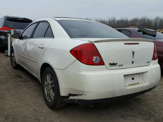 1G2ZG528854165690 - 2005 PONTIAC G6 WHITE photo 3