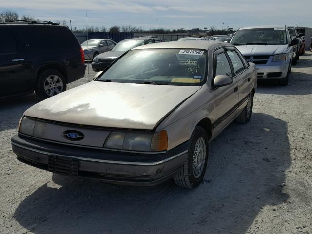 1FACP50U0MG196954 - 1991 FORD TAURUS L TAN photo 2