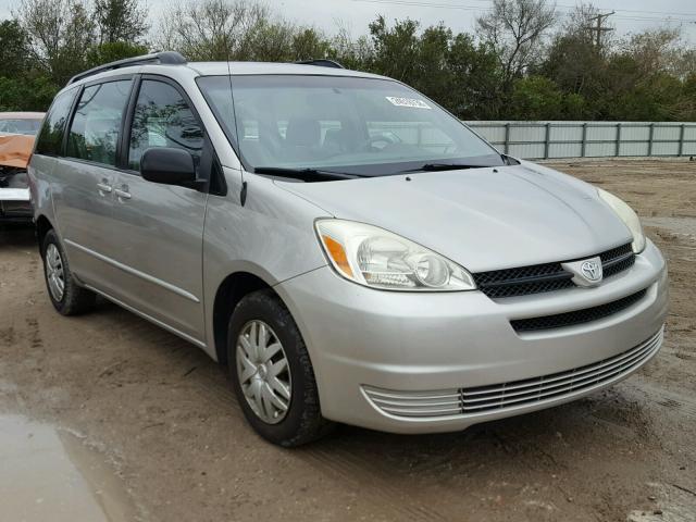 5TDZA23C75S377452 - 2005 TOYOTA SIENNA CE SILVER photo 1