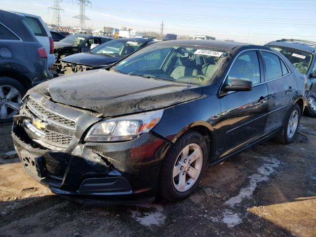 1G11B5SA5DF183490 - 2013 CHEVROLET MALIBU LS შავი ფოტო 2