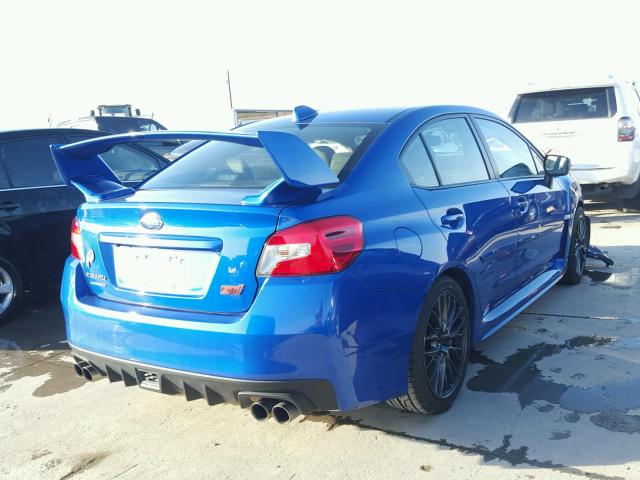 JF1VA2V65G9814667 - 2016 SUBARU WRX STI BLUE photo 4