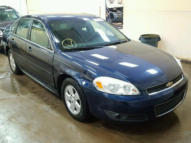 2G1WB5EK4A1136769 - 2010 CHEVROLET IMPALA LT BLUE photo 1