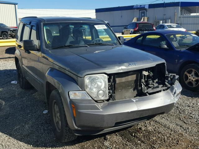 1C4PJLAK5CW148594 - 2012 JEEP LIBERTY SP GRAY photo 1