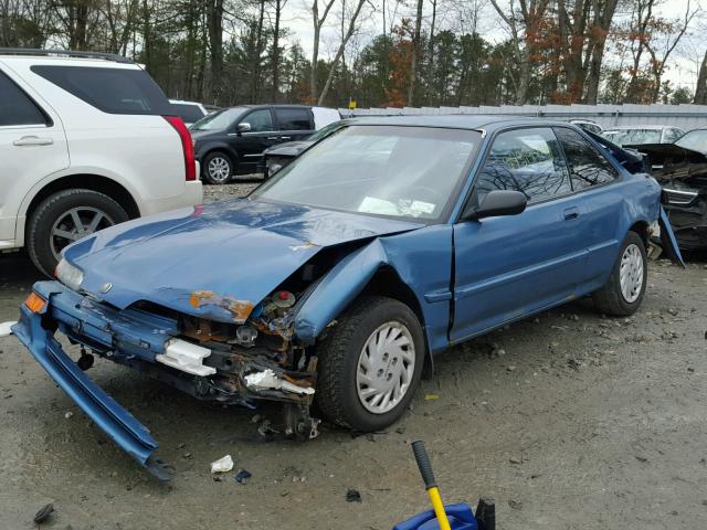 JH4DA9444NS035733 - 1992 ACURA INTEGRA RS BLUE photo 2