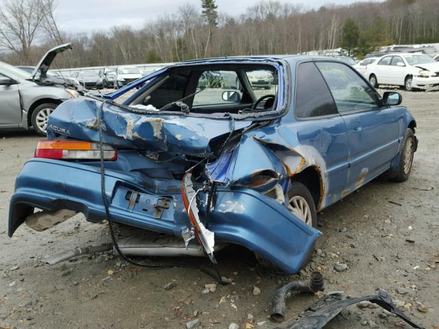 JH4DA9444NS035733 - 1992 ACURA INTEGRA RS BLUE photo 4