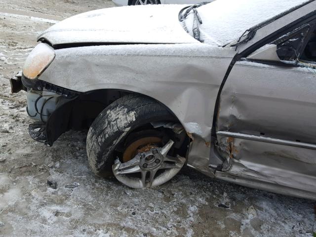 2HGES26773H595821 - 2003 HONDA CIVIC EX GOLD photo 9