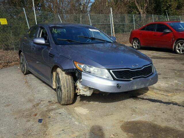 KNAGM4AD9B5004787 - 2011 KIA OPTIMA HYB SILVER photo 1