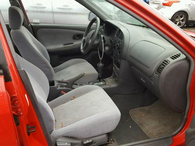 JA3AY26C51U005259 - 2001 MITSUBISHI MIRAGE ES RED photo 5